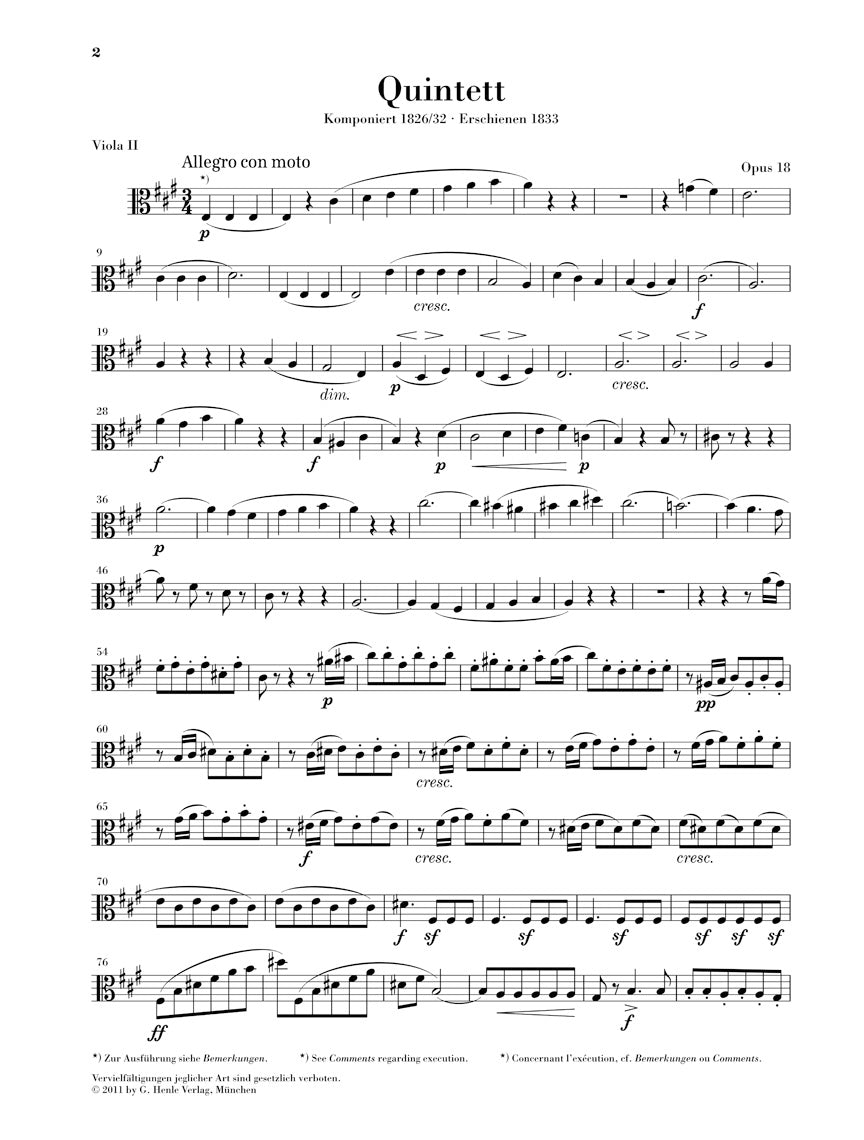 Mendelssohn: String Quintets, Op. 18 and Op. 87