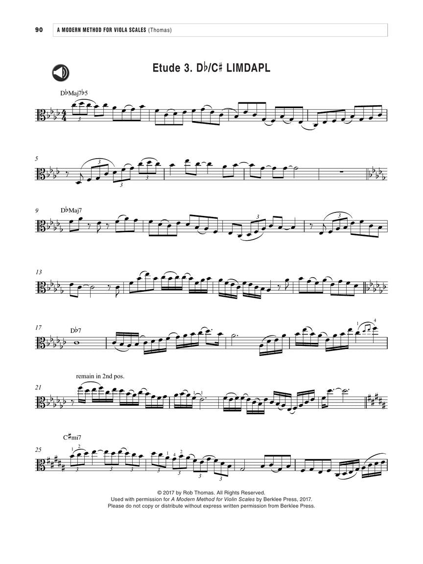 A Modern Method for Viola Scales