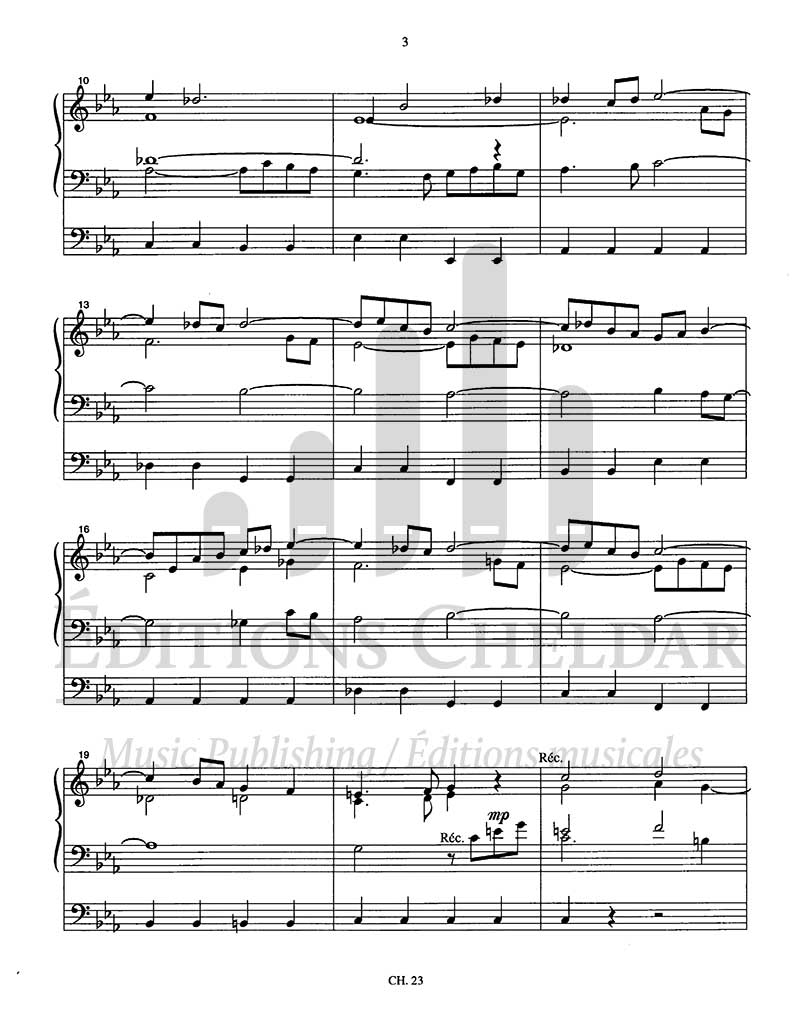 Bédard: Cinq Pièces funèbres