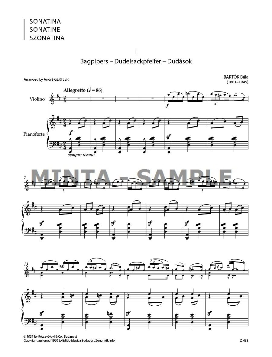 Bartók: Sonatina