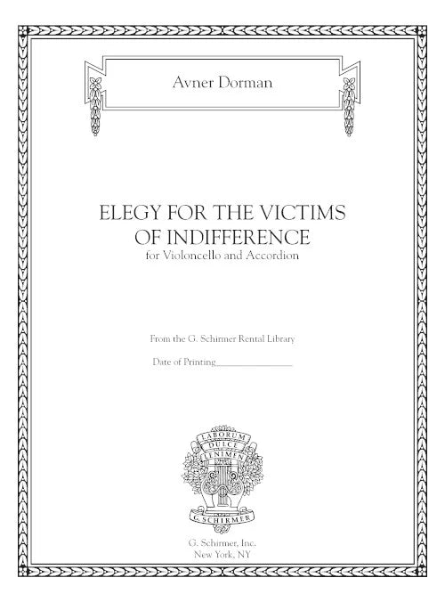 Dorman: Elegy for the Victims of Indifference