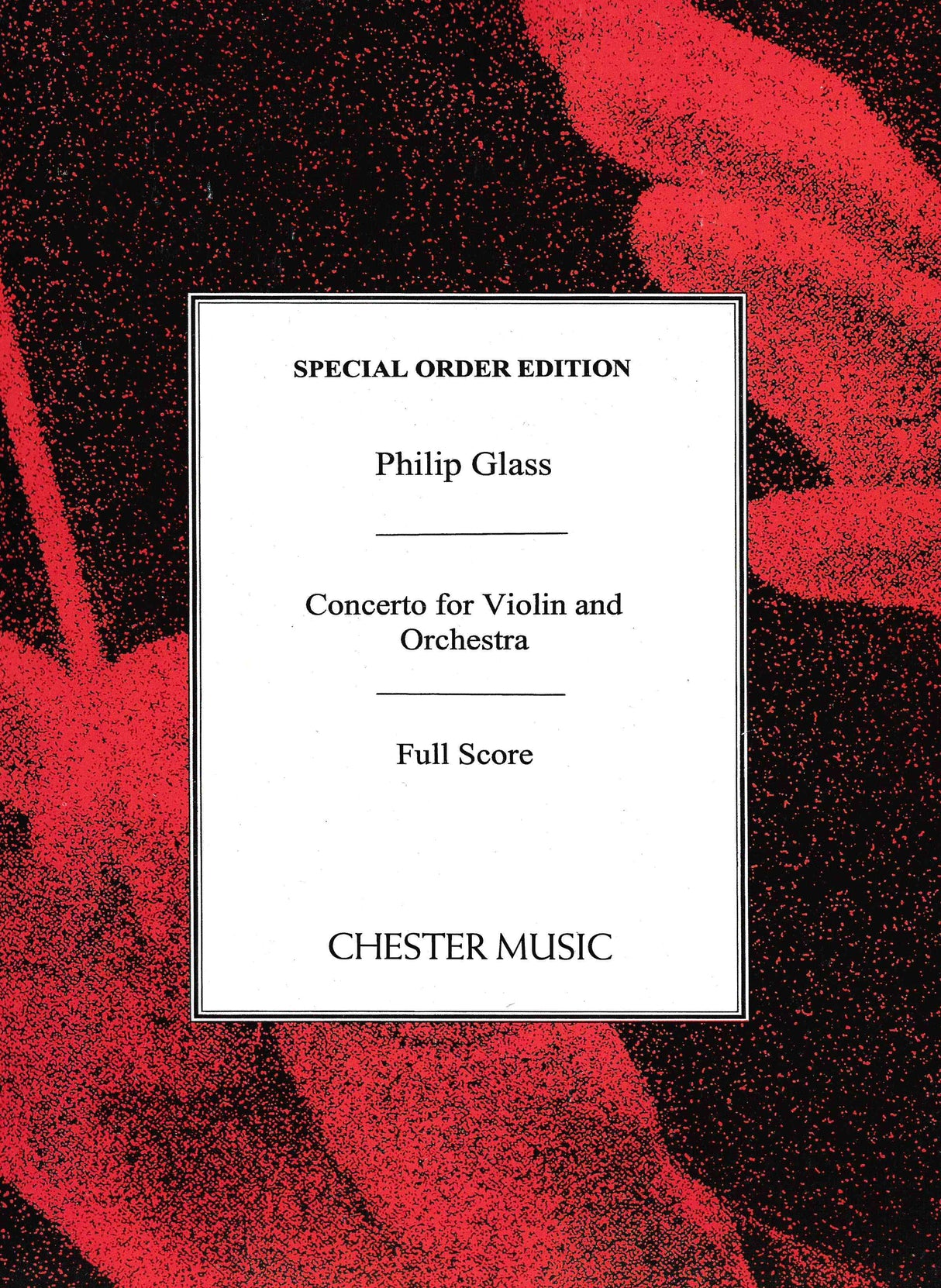 Glass: Violin Concerto