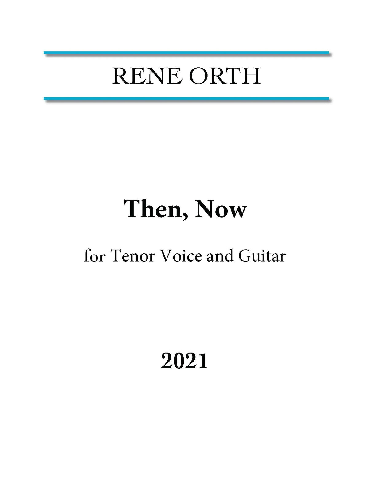 Orth: Then, Now