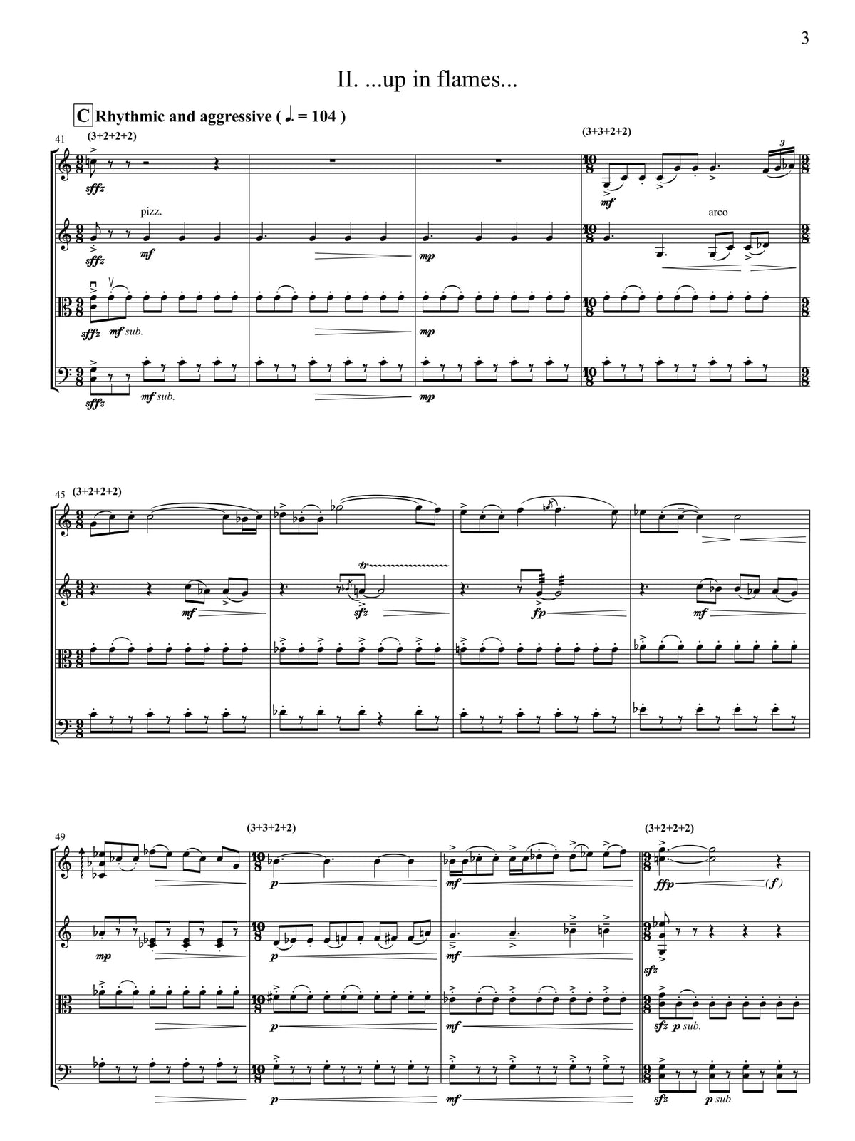 Stafylakis: String Quartet No. 2 ("In Flames")