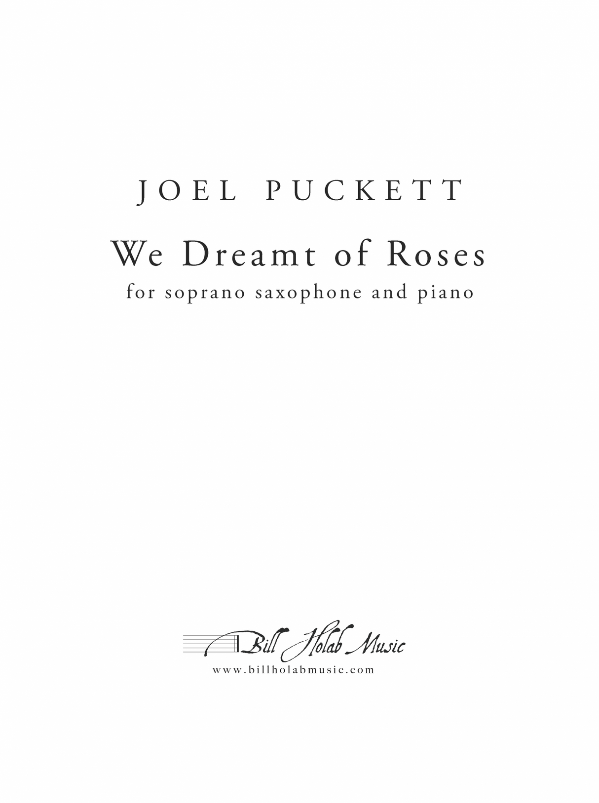 Puckett: We Dreamt of Roses