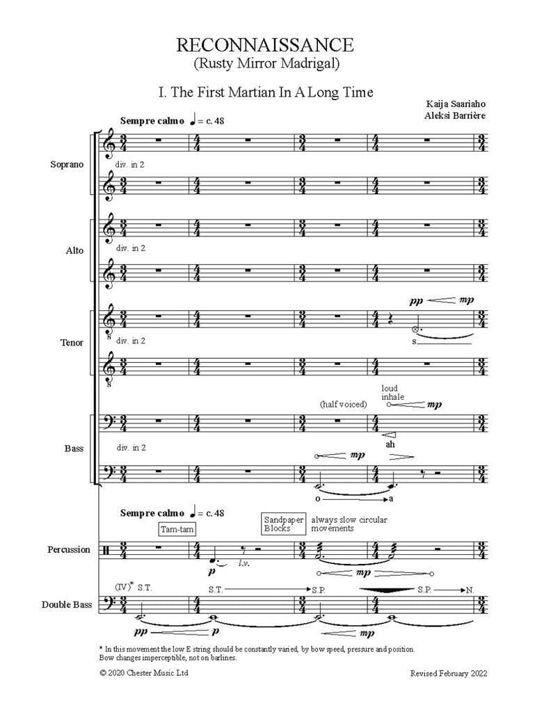 Saariaho: Reconnaissance