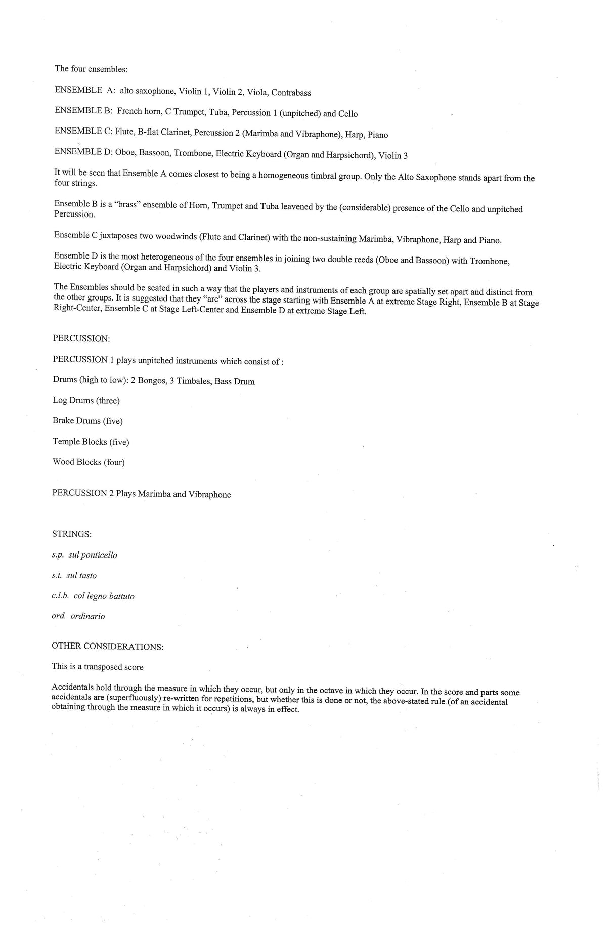 Sollberger: Thin Music / Thick Music