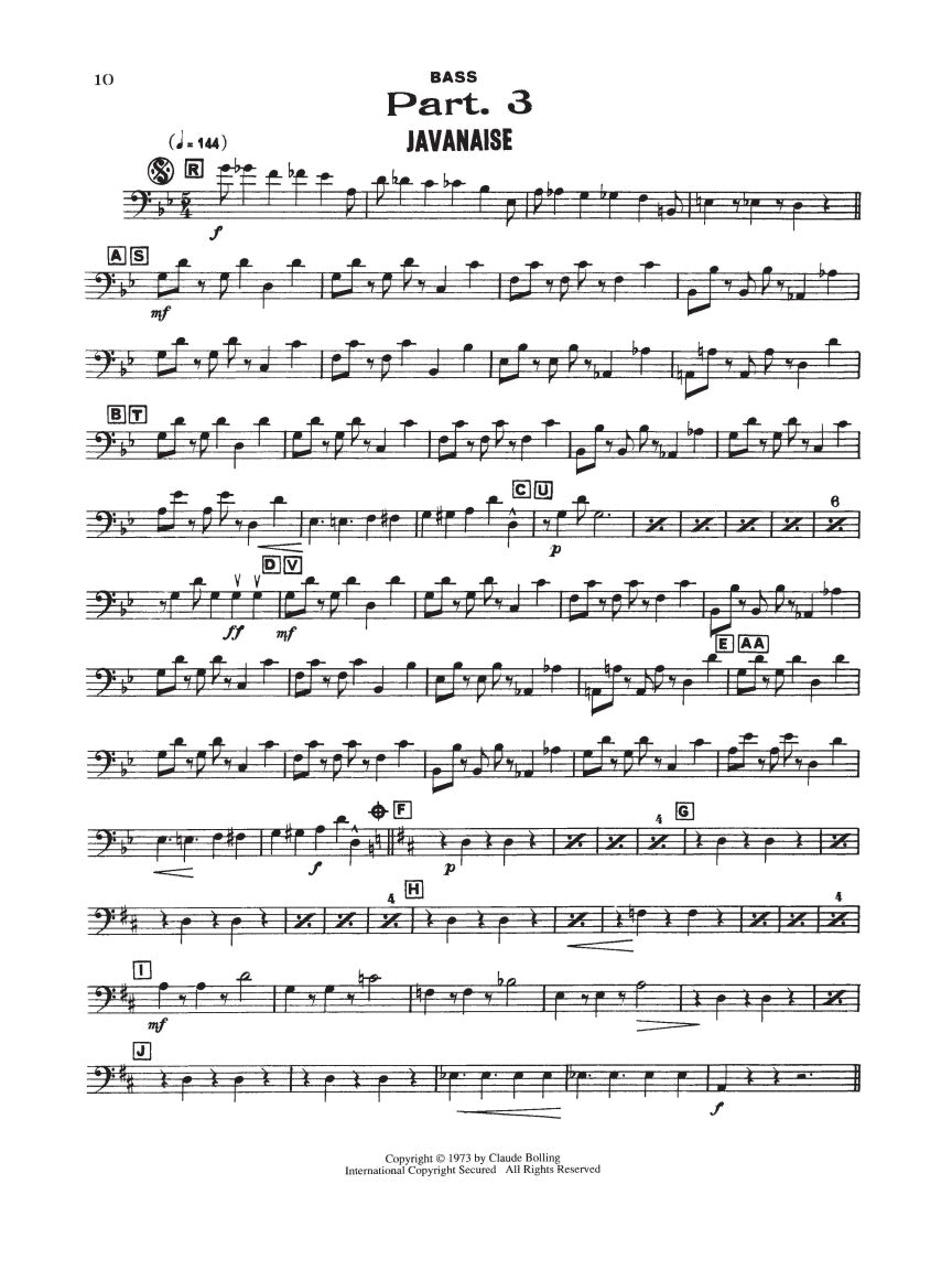 Bolling: Suite for Flute and Jazz Piano Trio