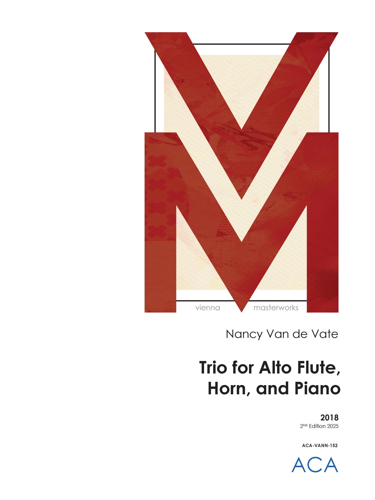 Van de Vate: Trio for Alto Flute, Horn, and Piano