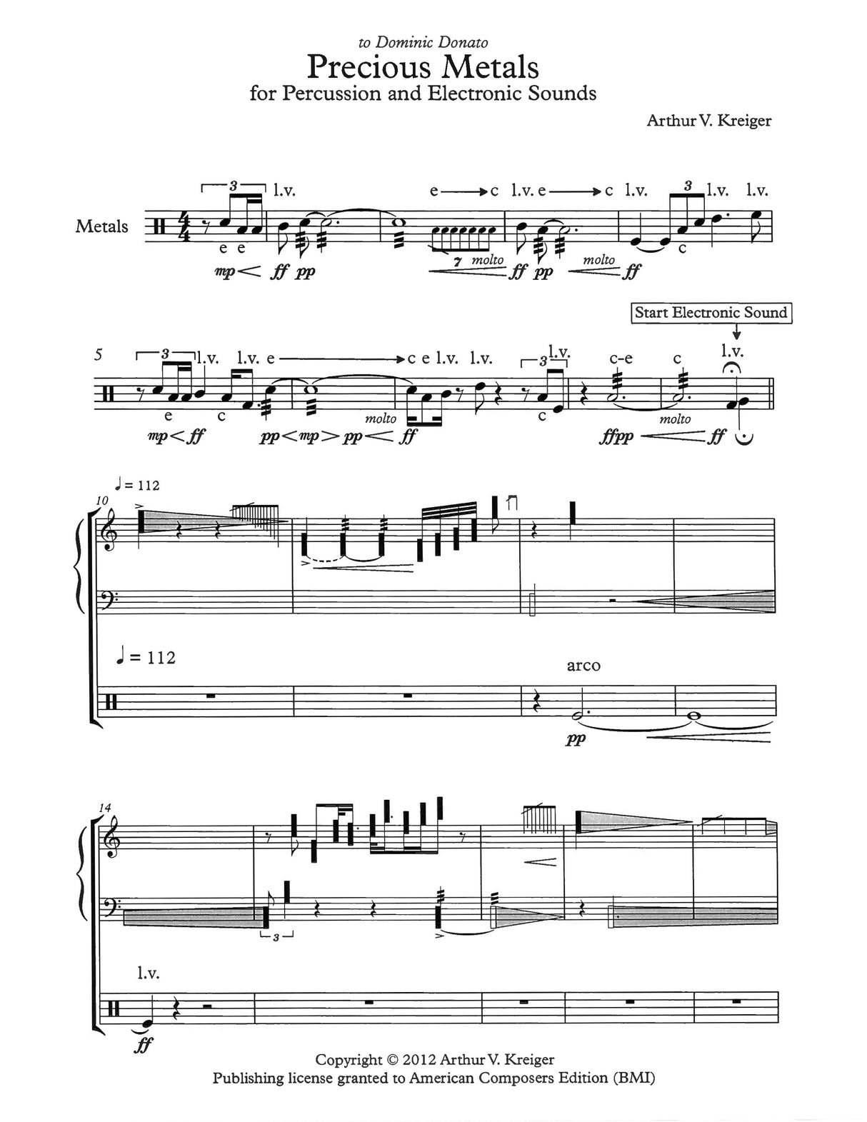 Kreiger: Precious Metals