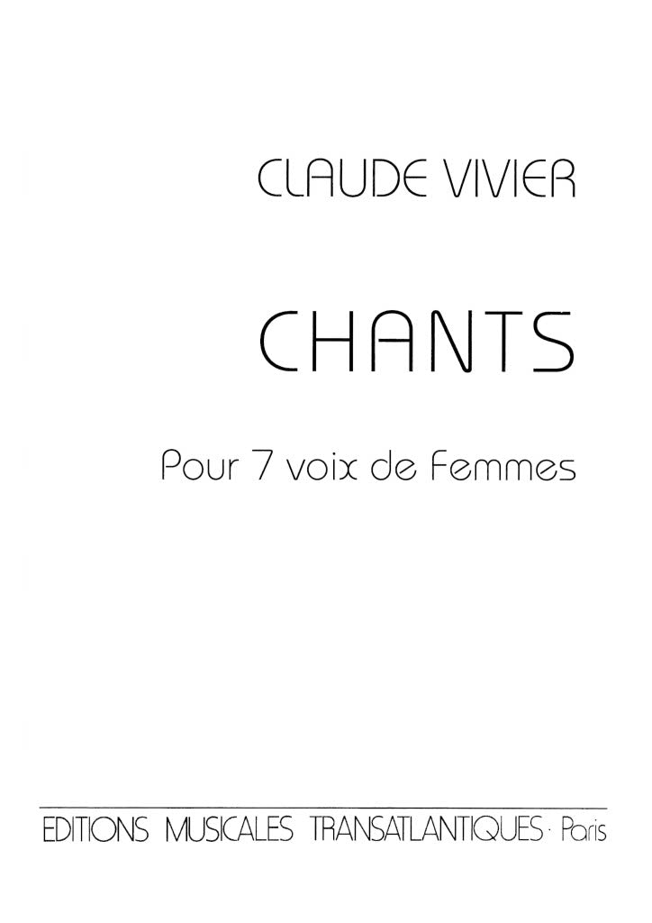 Vivier Chants