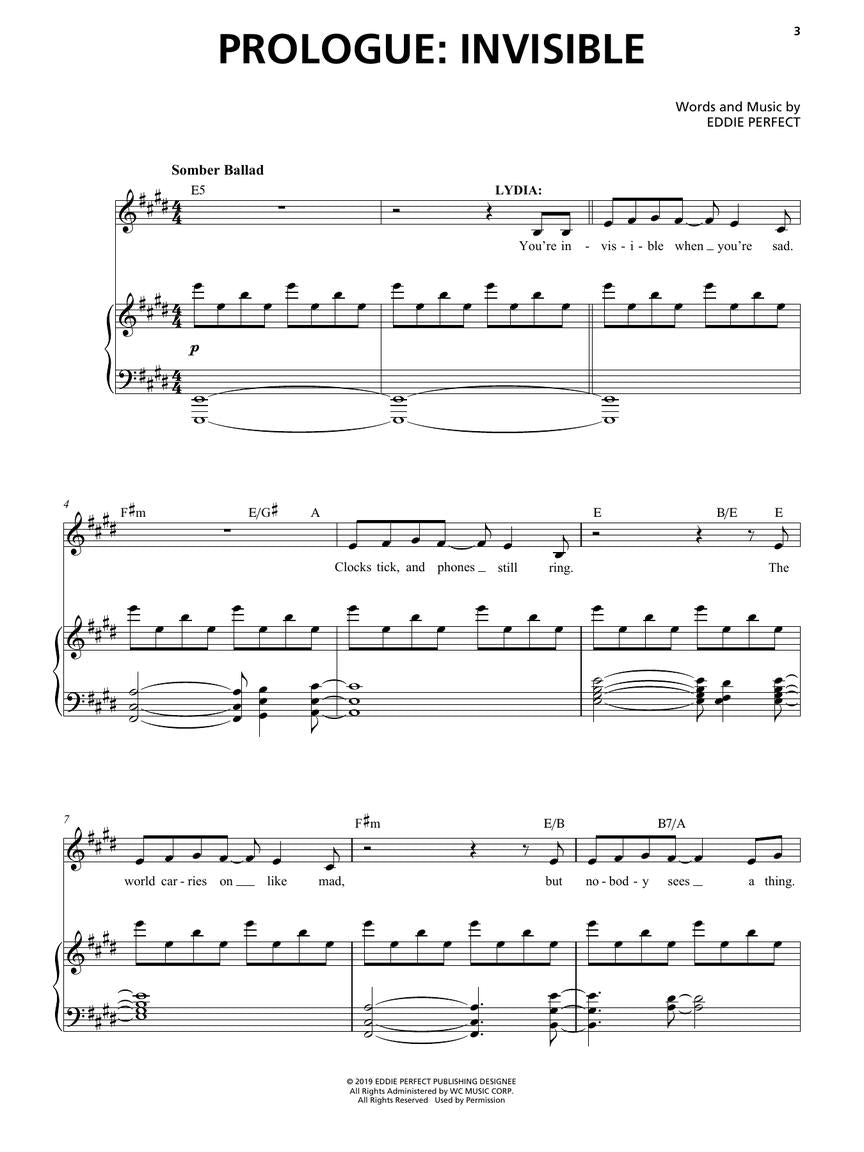 Beetlejuice - Vocal Selections from The Musical