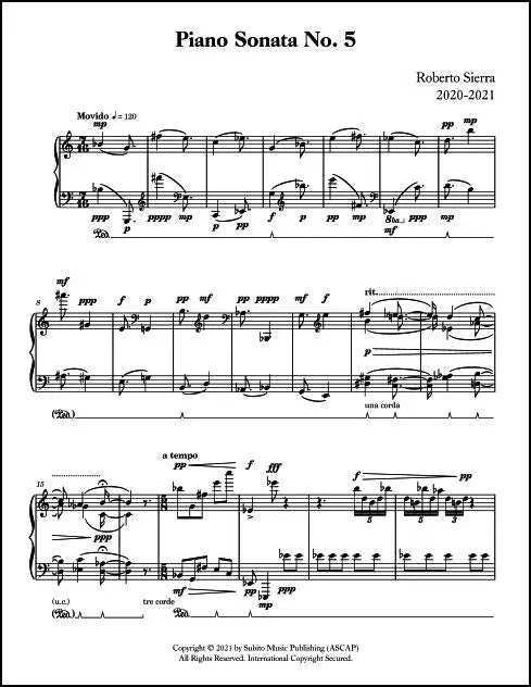 Sierra: Piano Sonata No. 5