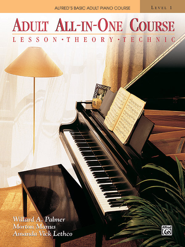 Alfred's Basic Adult All-in-One Piano Course - Level 1