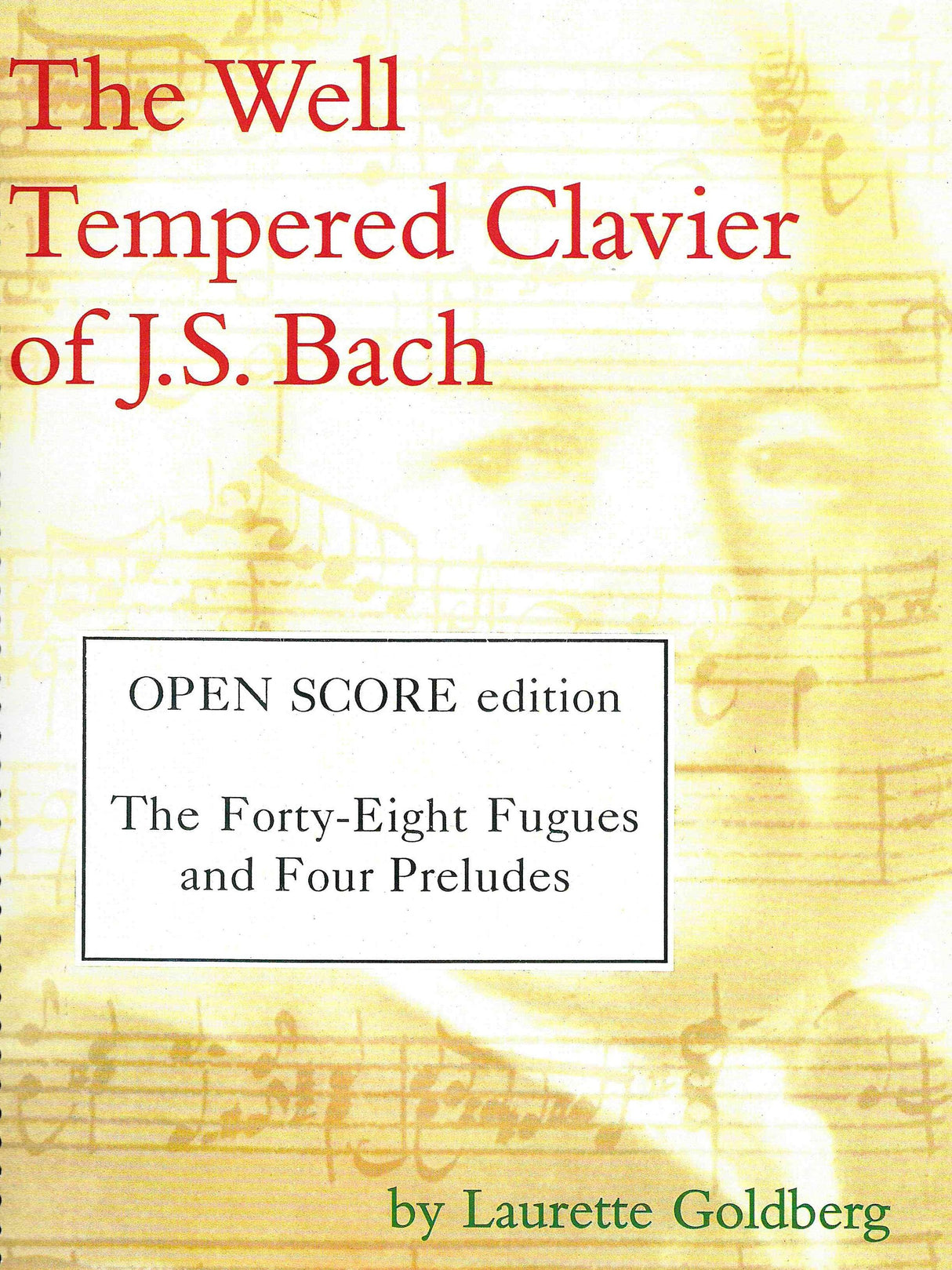 Bach: Well-Tempered Clavier in Open Score
