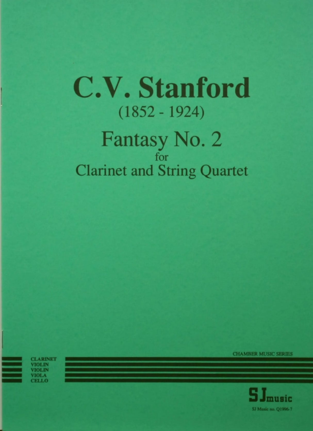 Stanford: Fantasy No. 2 in F Major for Clarinet & String Quartet
