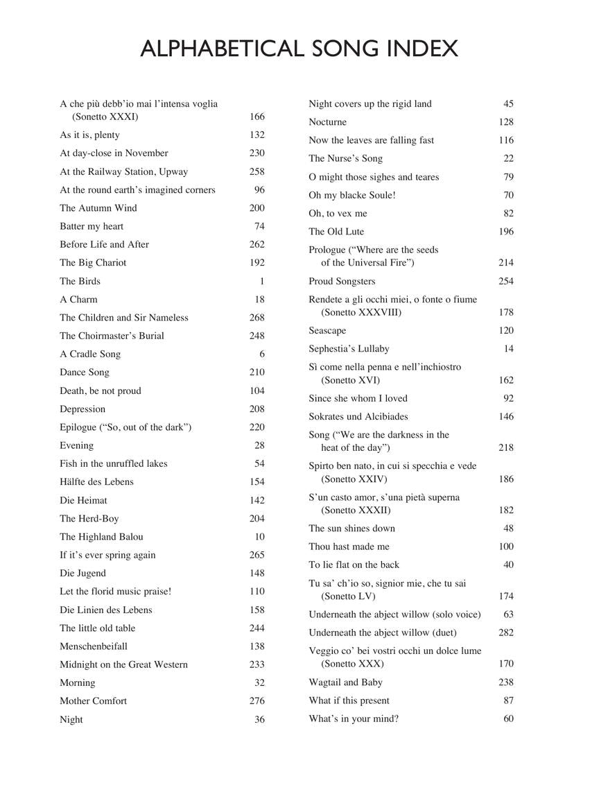 Britten: Collected Songs