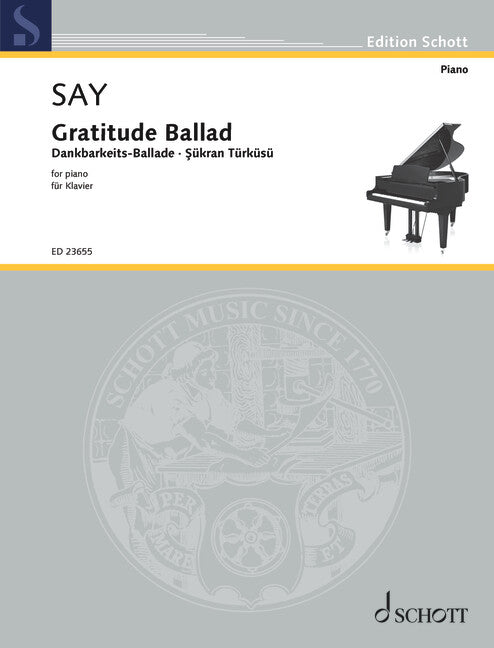 Say: Gratitude Ballad, Op. 88