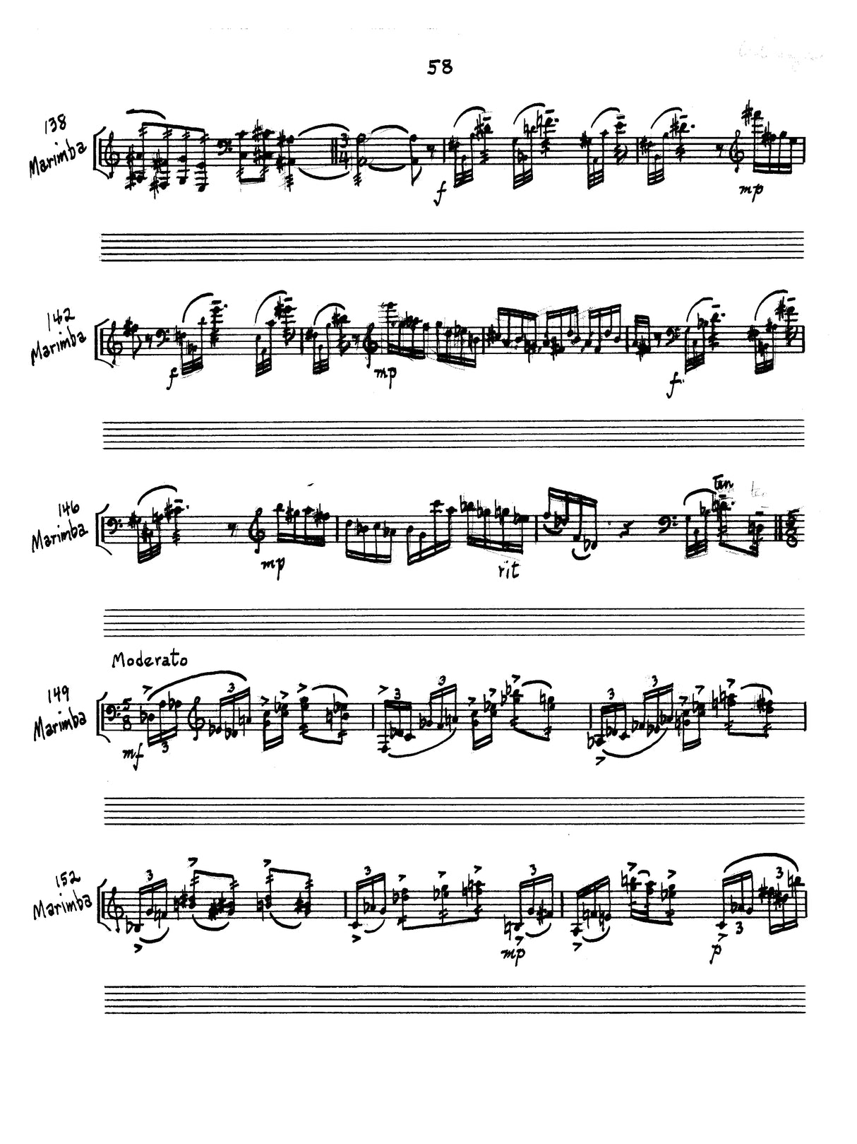Borroff: Marimba Concerto