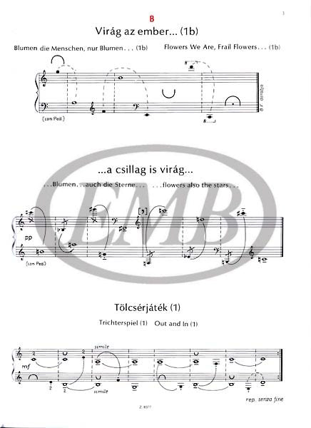 Kurtág: Games (Játékok) - Volume 1