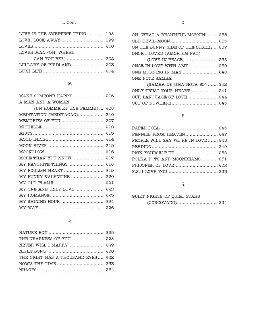 The Real Vocal Book – Volume I