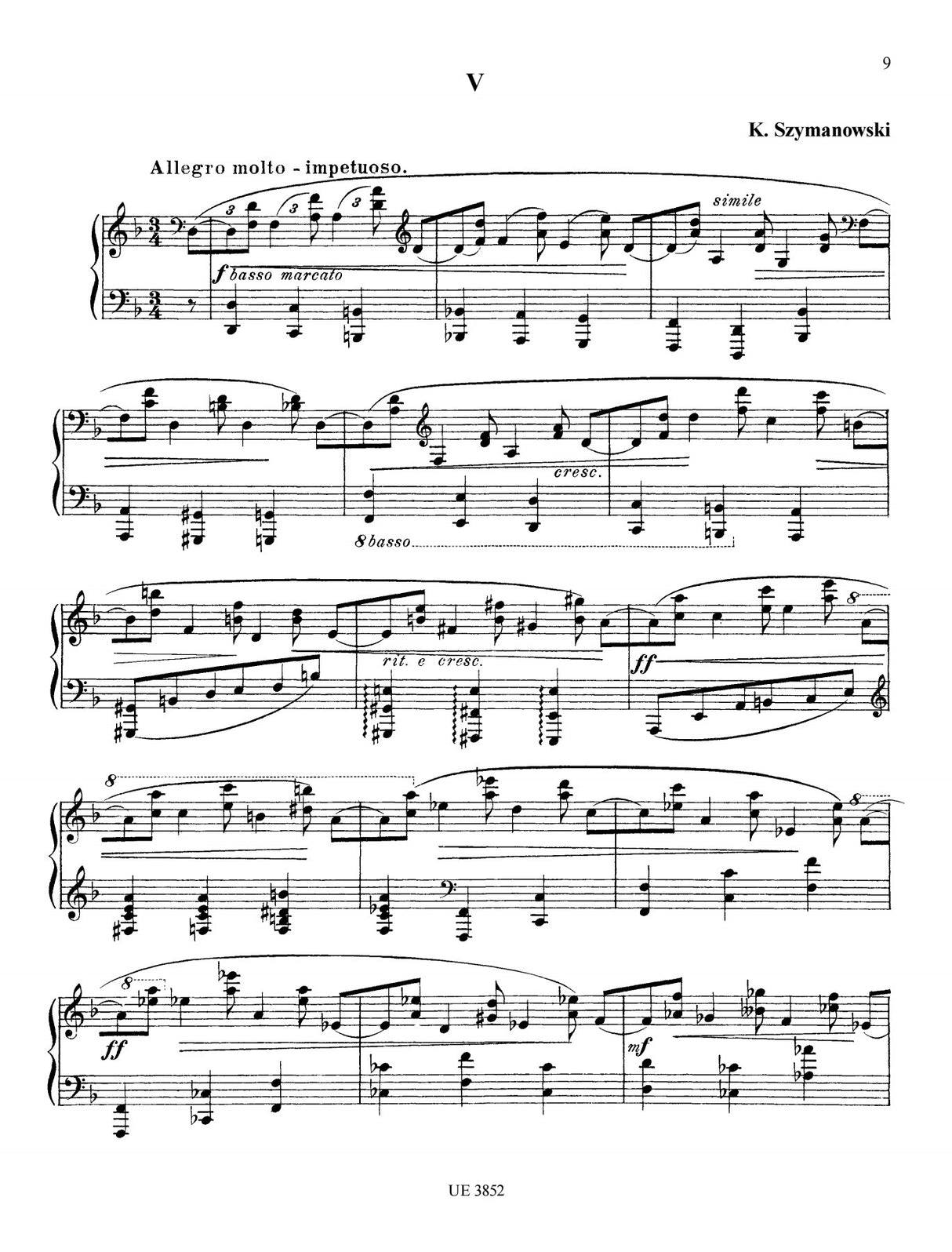 Szymanowski: 9 Preludes, Op. 1