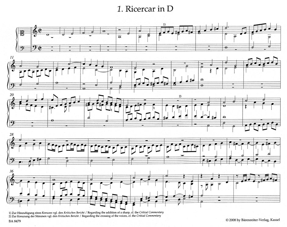 Steigleder: Ricercar Tabulatura - Volume 1