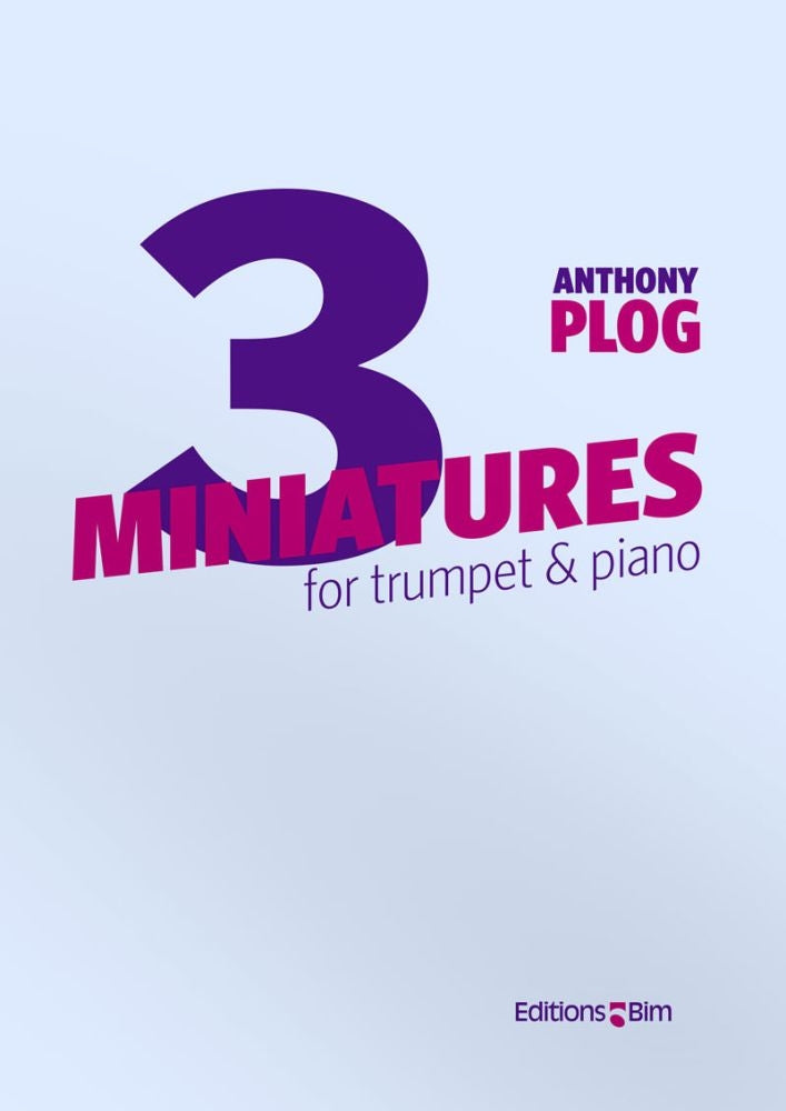 Plog: 3 Miniatures (arr. for trumpet & wind ensemble)