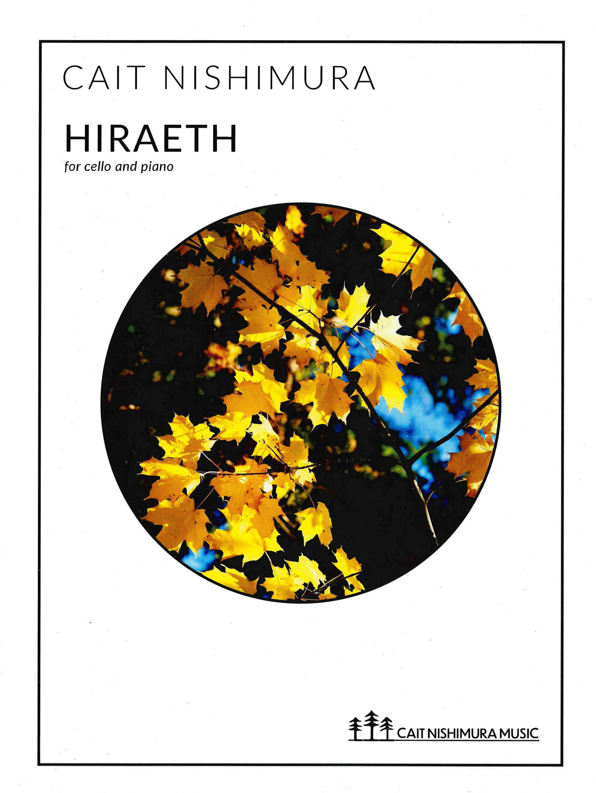 Nishimura: Hiraeth (Version for Cello & Piano)