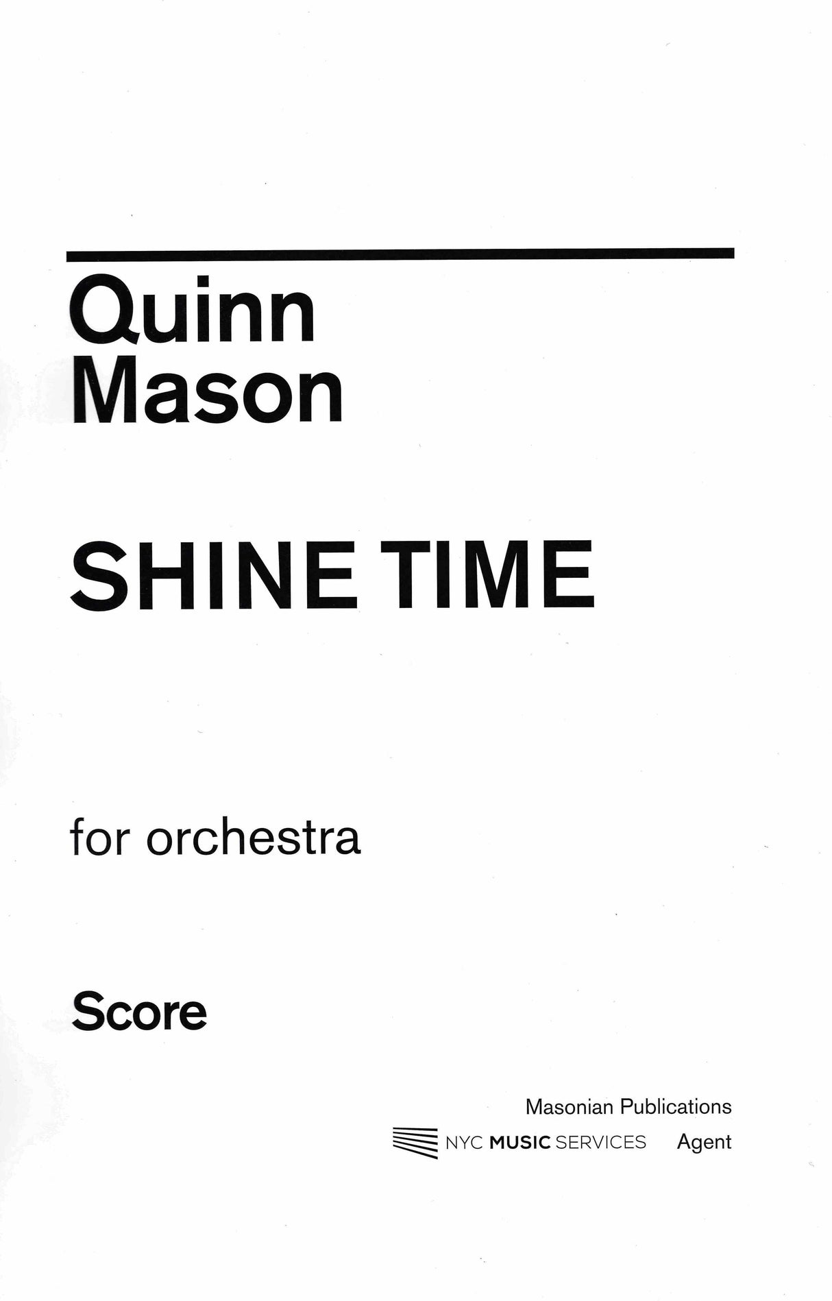 Mason: Shine Time