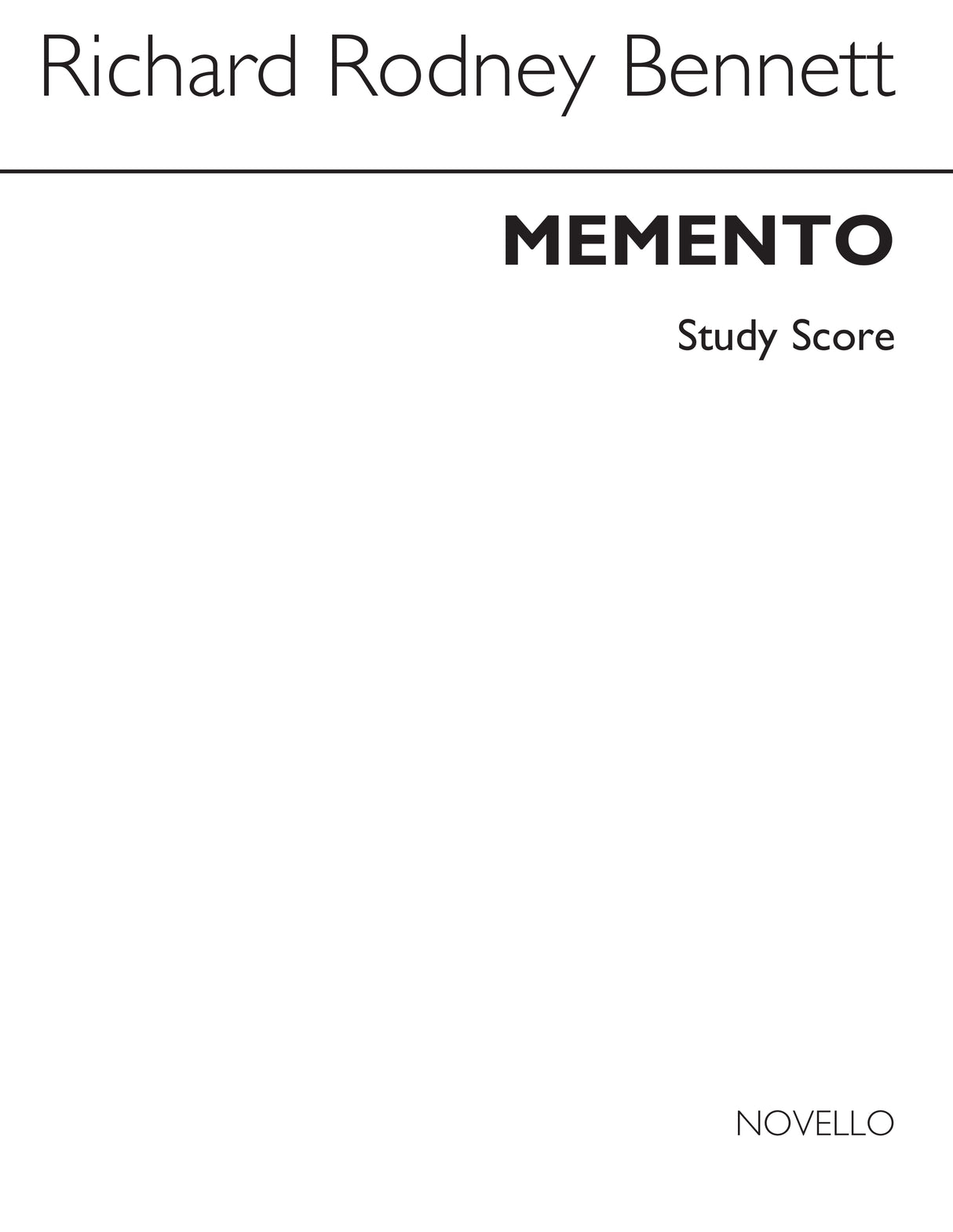Bennett: Memento