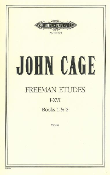 Cage: Freeman Etudes Books 1 and 2 (Etudes I-XVI)