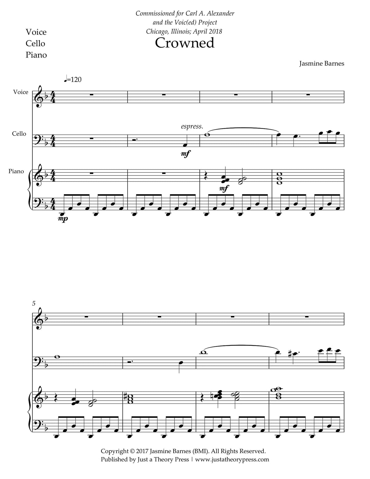 Barnes: Songs for the African Violet