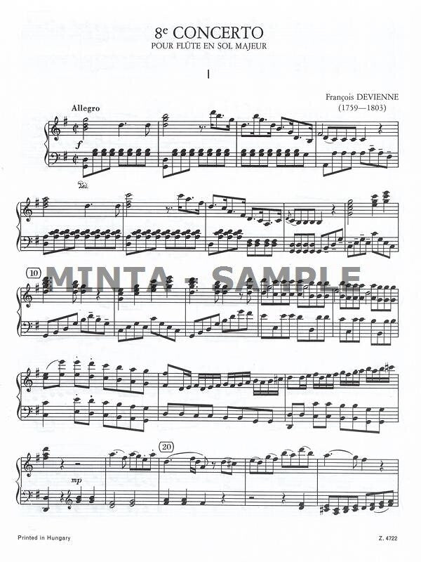 Devienne: Flute Concerto No. 8 in G Major