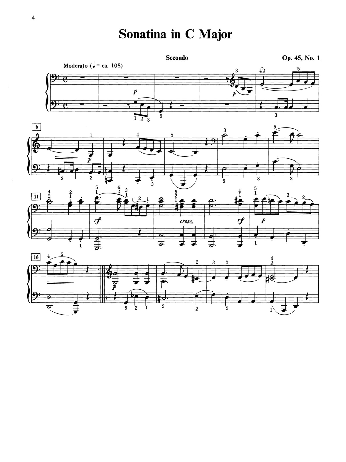 André: 6 Sonatinas, Op. 45