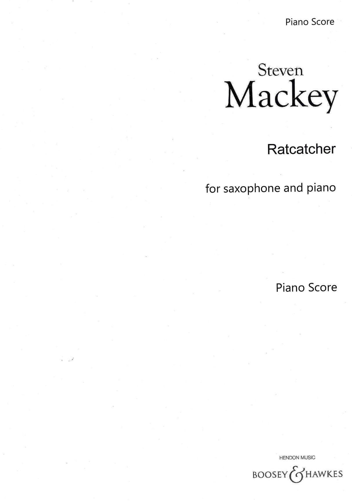 Mackey: Ratcatcher