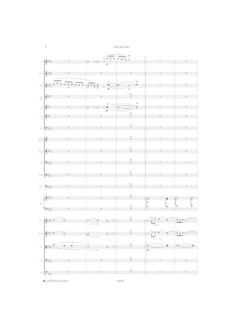 Debussy: Clair de lune (arr. for orchestra)