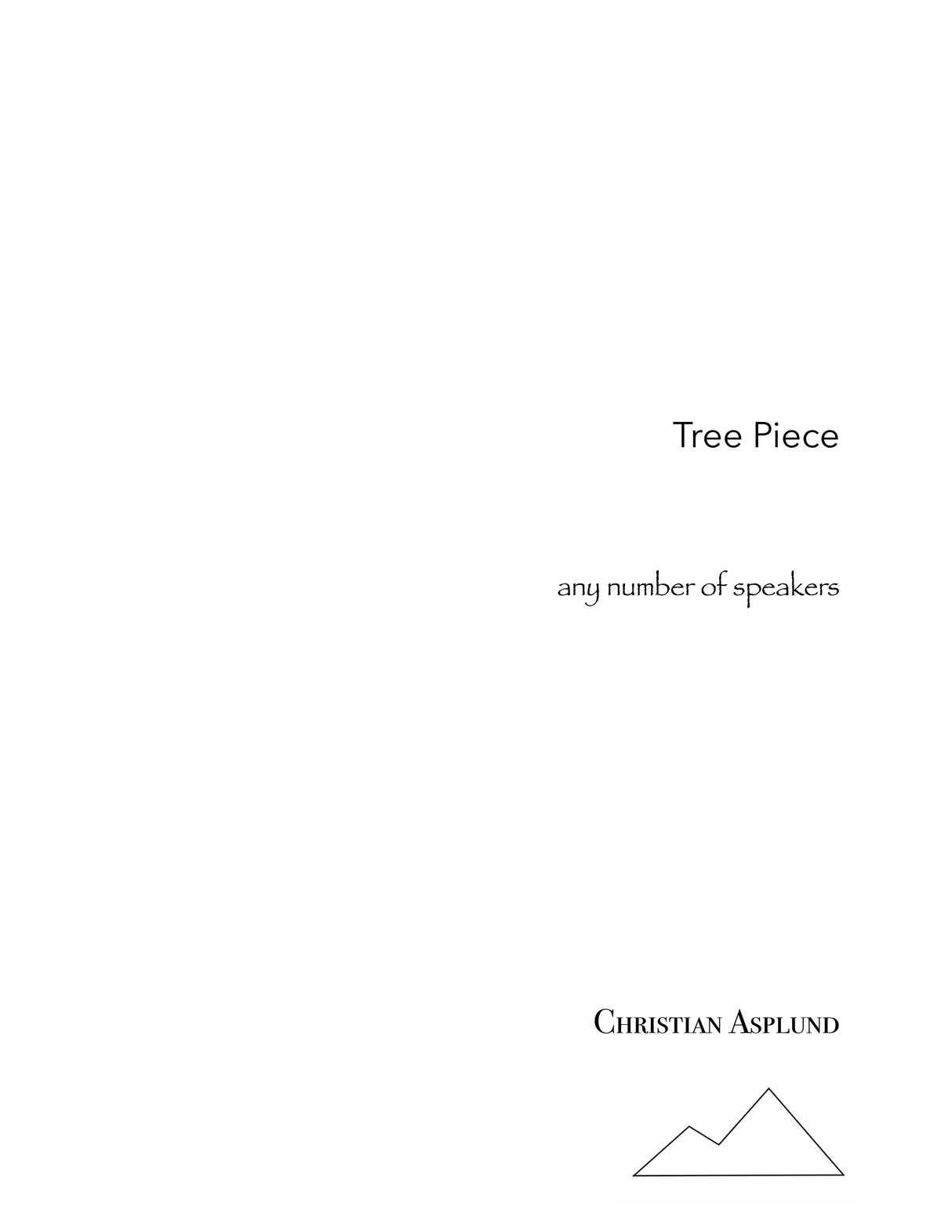 Asplund: Tree Piece