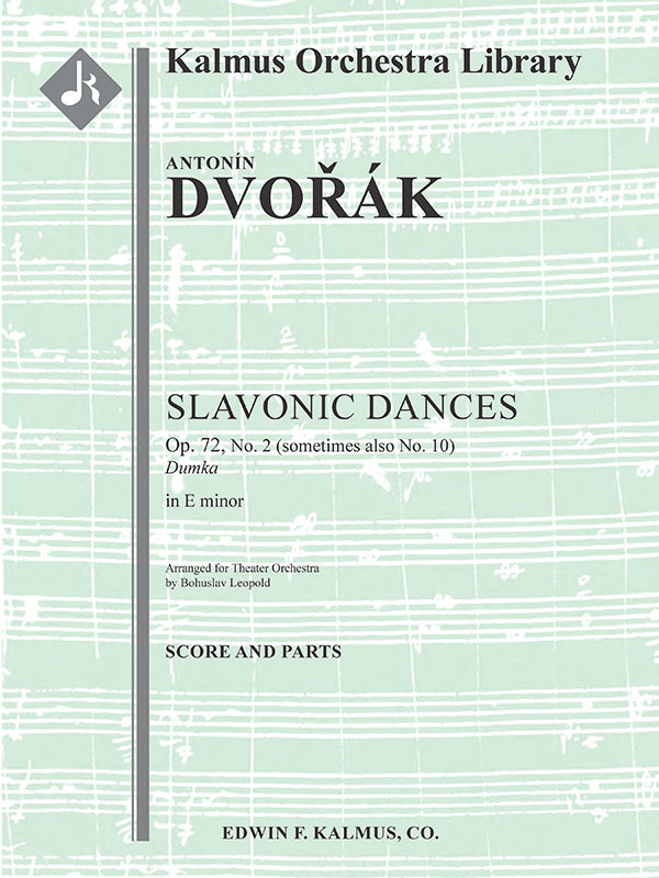Dvořák: Slavonic Dance in E Minor, Op. 72, No. 2 (Version for Orchestra)