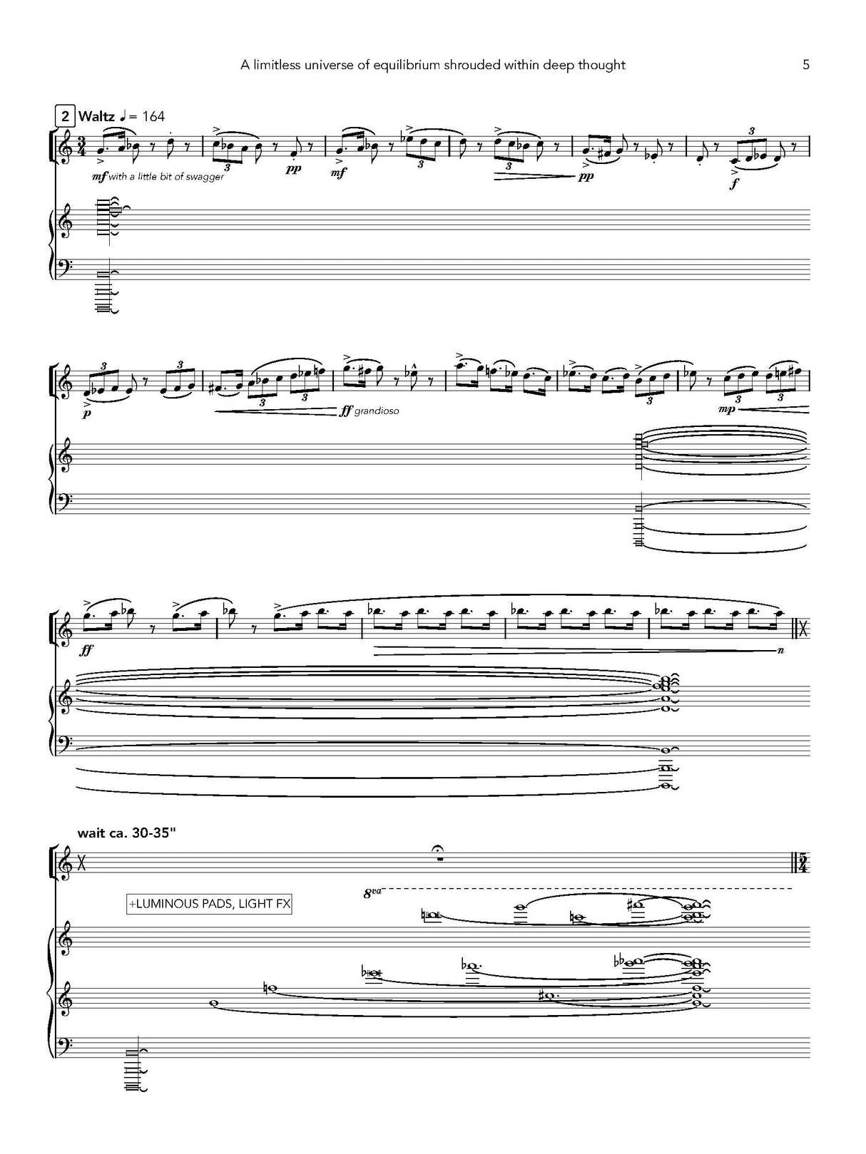 Trentadue: A limitless universe of equilibrium shrouded within deep thought