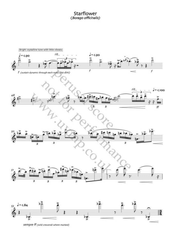 S. Harrison: Flowers from 9 Breaths