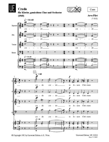 Pärt: Credo
