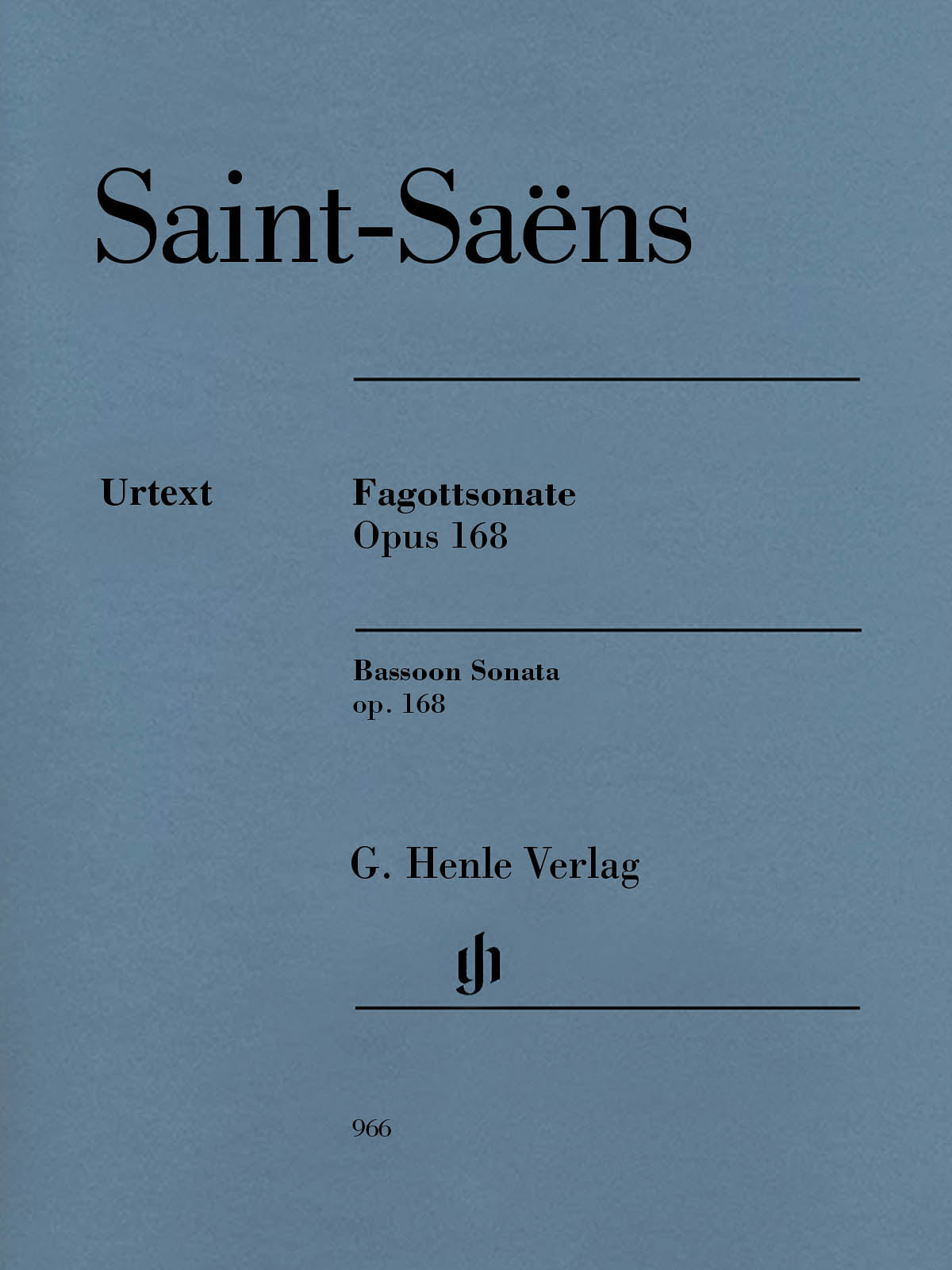 Saint-Saëns: Bassoon Sonata, Op. 168