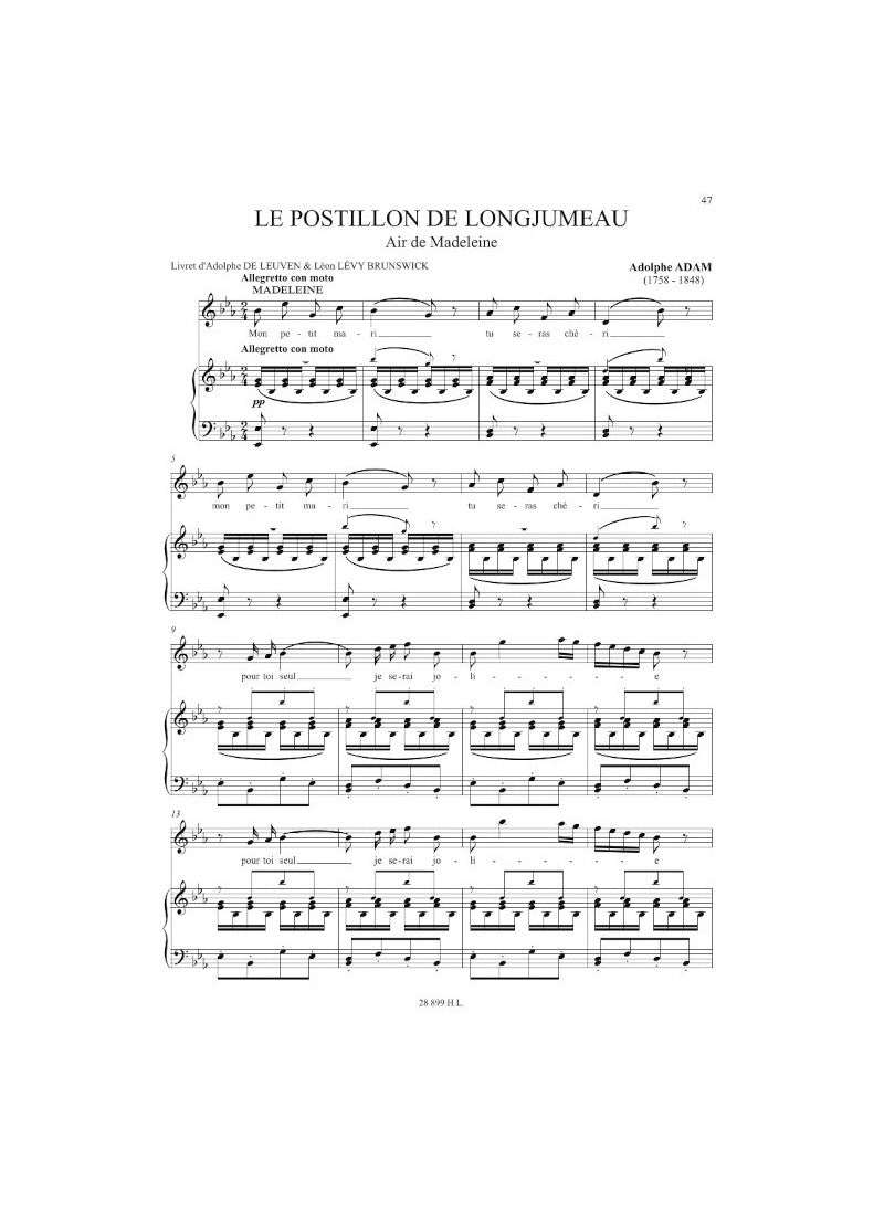 Airs d'opéras comiques - Soprano Volume B