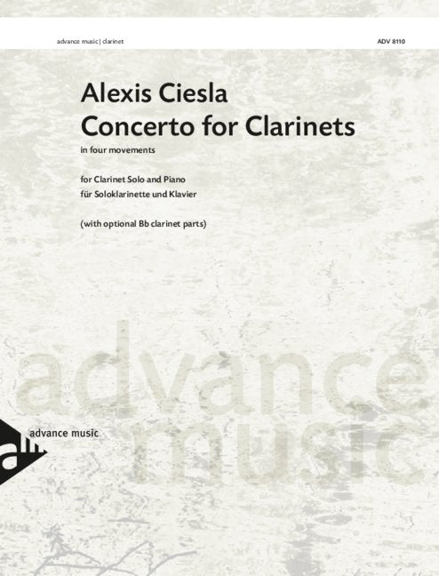Ciesla: Concerto for Clarinets in Four Movements