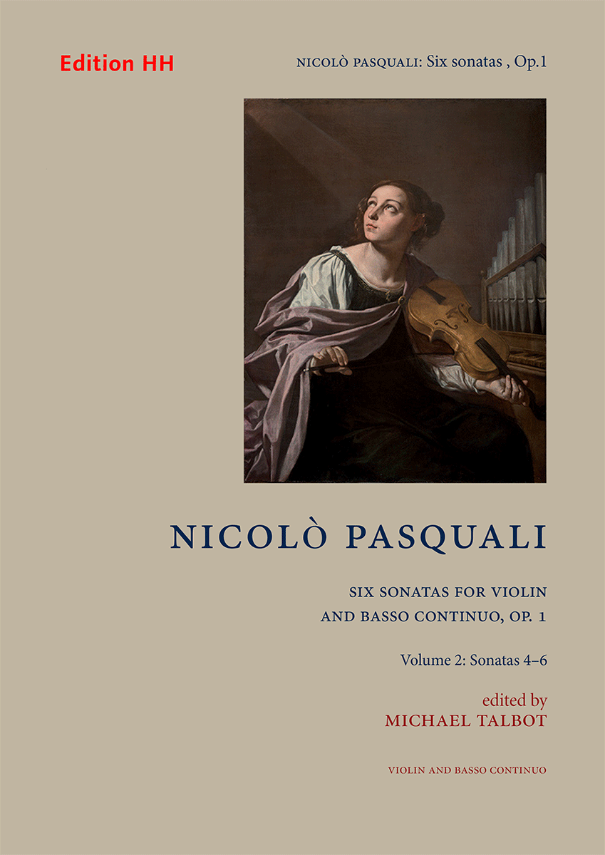 Pasquali: 6 Violin Sonatas, Op. 1 - Volume 2