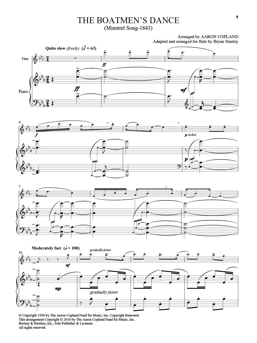 Copland: Old American Songs (arr. for flute & piano)