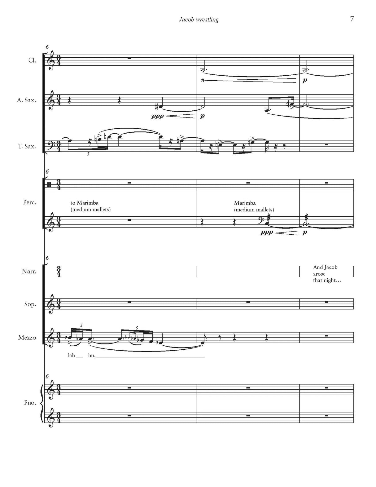 H. Biggs: Jacob wrestling