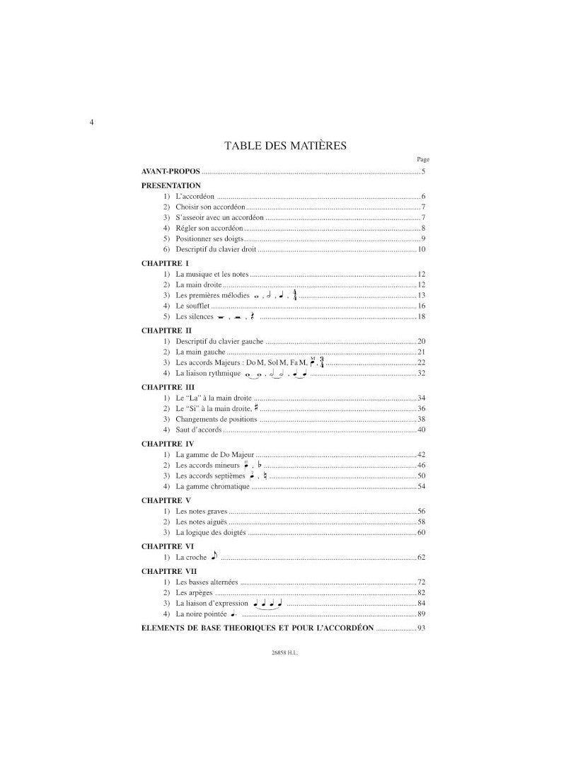 Maugain: Méthode d'accordéon - Volume 1 (Débutants)