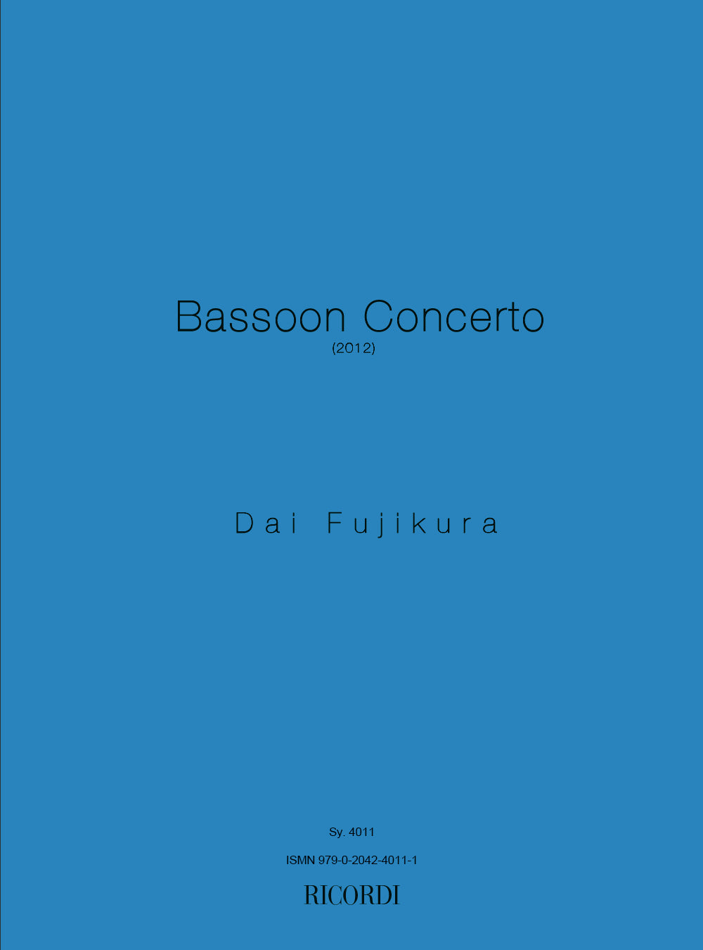 Fujikura: Bassoon Concerto